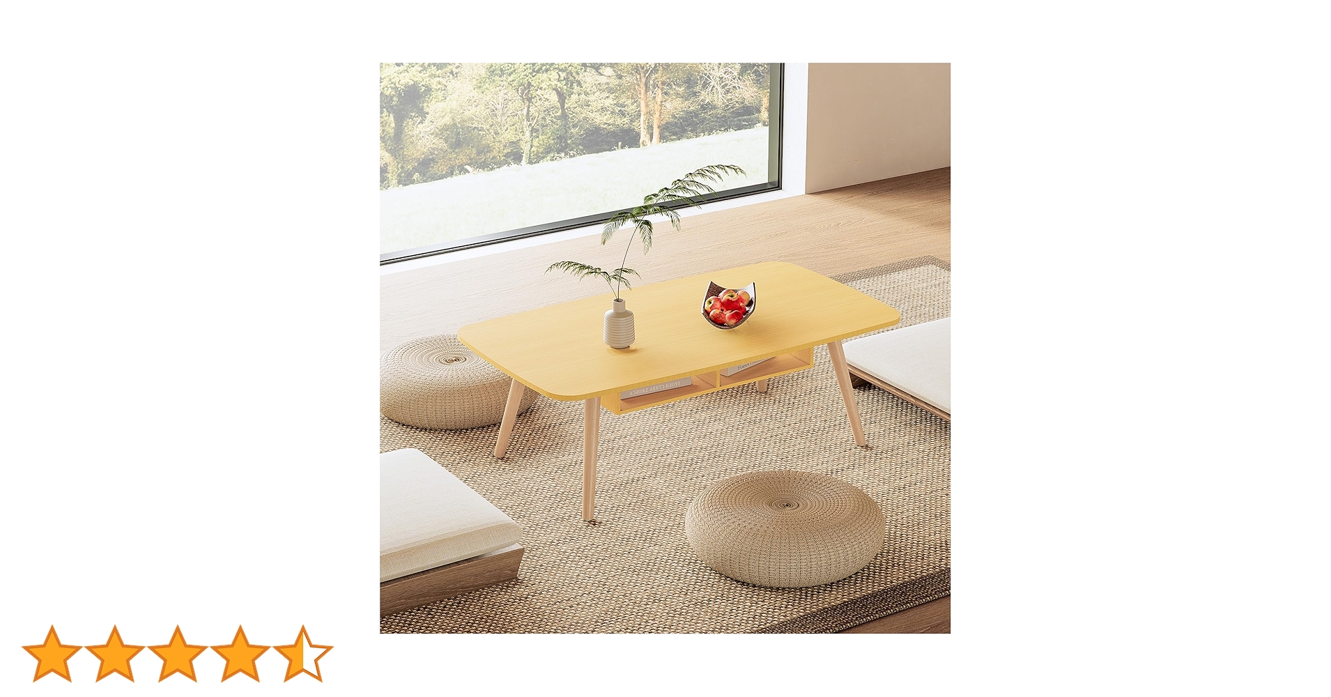 Amazon.co.jp: ZONESUM ローテーブル センターテーブル 幅100×奥行50